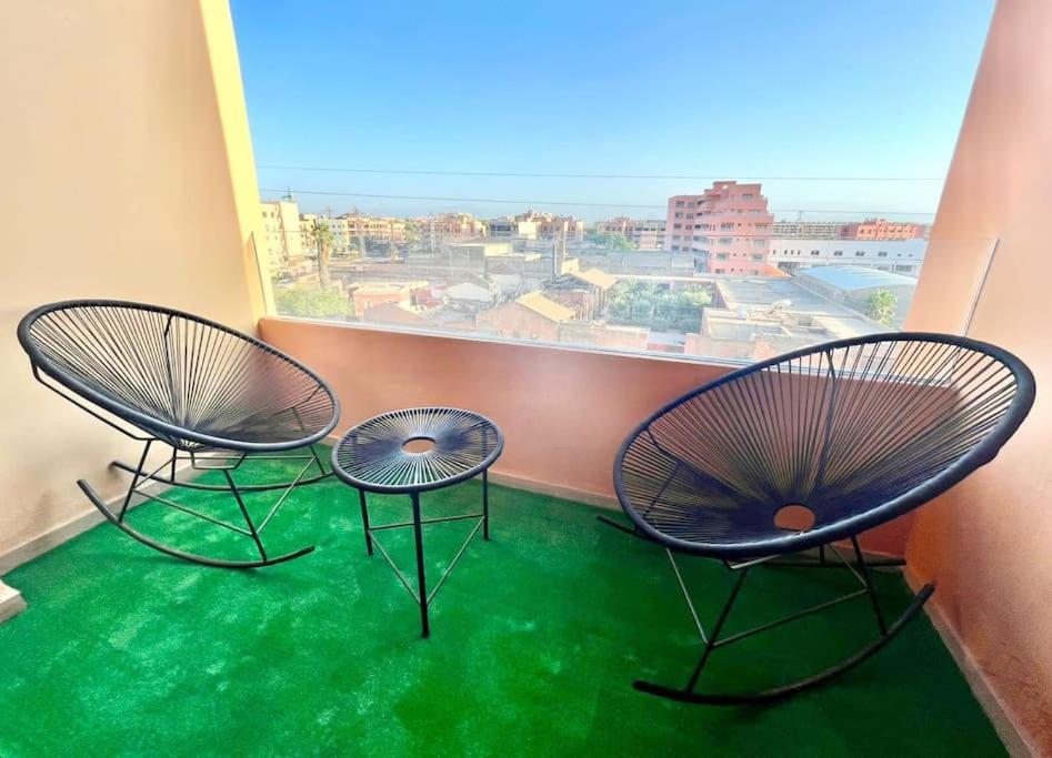 Cozy&Elegant Apartment/Pool/City Center/Gueliz Marrakesh Bagian luar foto